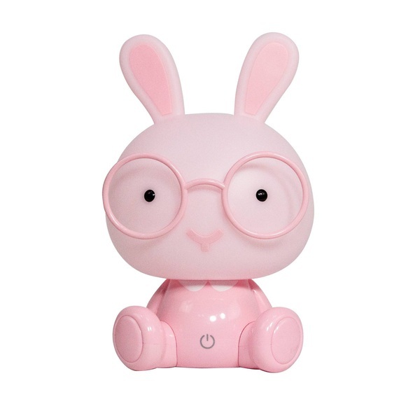 LED-Tischleuchte Bunny für Kinderzimmer, rosé