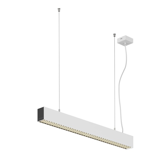 Arcchio Thores LED-Büro-Hängelampe, 85 cm weiß