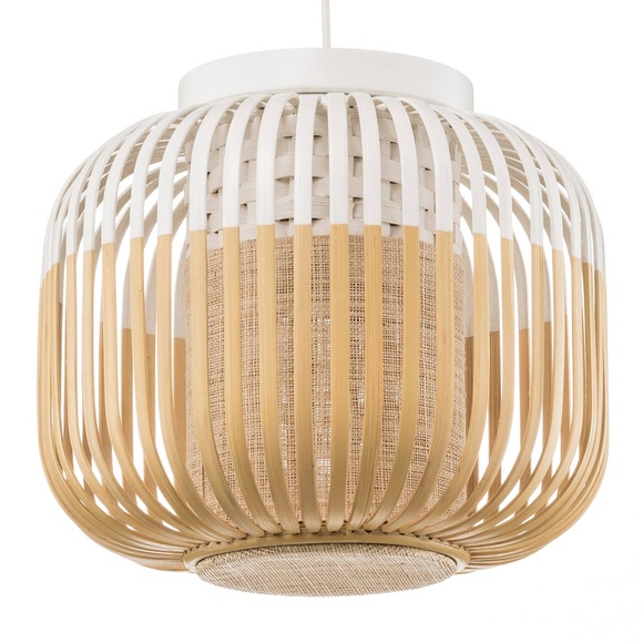 Forestier Bamboo Light XS Deckenlampe 27cm weiß