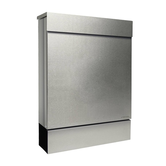 Radius Letterman M Briefkasten mit Zeitungsfach Edelstahl