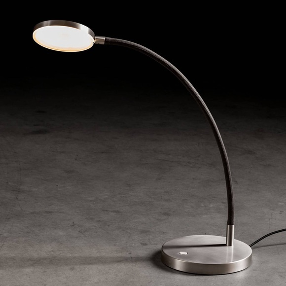 Holtkötter Flex T LED-Tischlampe alu matt/schwarz