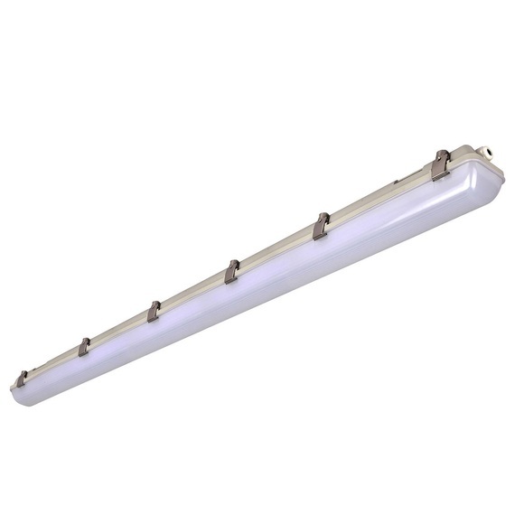LED-Feuchtraumleuchte 659, grau, 156 cm, 50 W