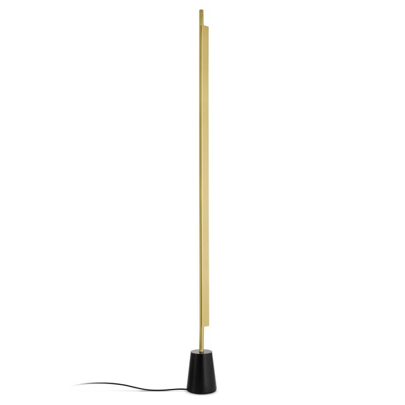 Luceplan Compendium LED-Stehlampe 2.700K messing