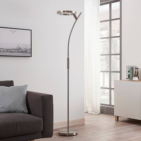 Leuchtstarker LED-Deckenfluter Darion mit Dimmer