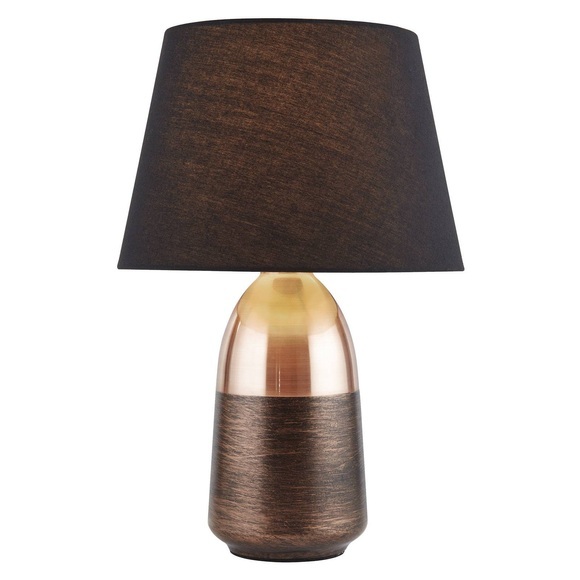 Tischlampe EU700341 in Schwarz und Kupfer