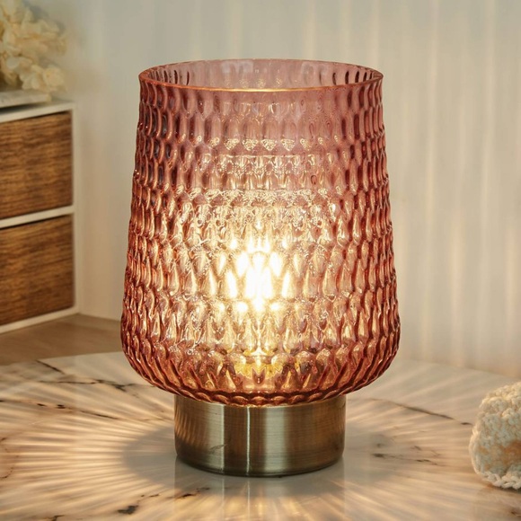 Pauleen Rose Glamour LED-Tischleuchte, Batterie