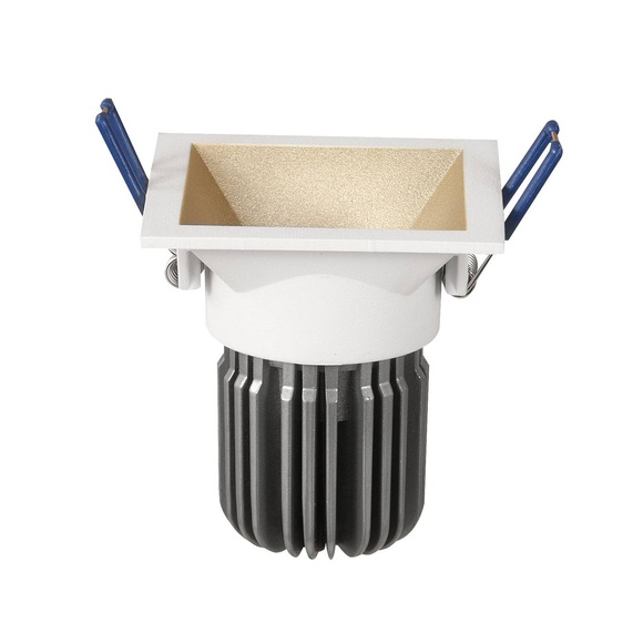 LED-Einbaulampe Toodle eckig symmetrisch, gold