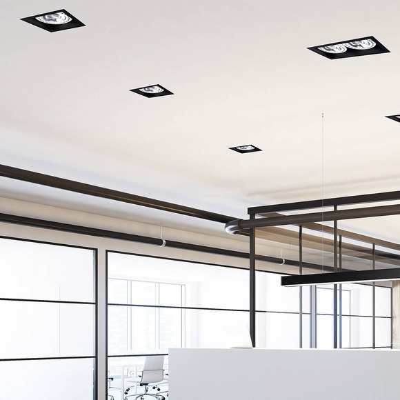 Einbau-Downlight Mod II, zweiflammig, schwarz