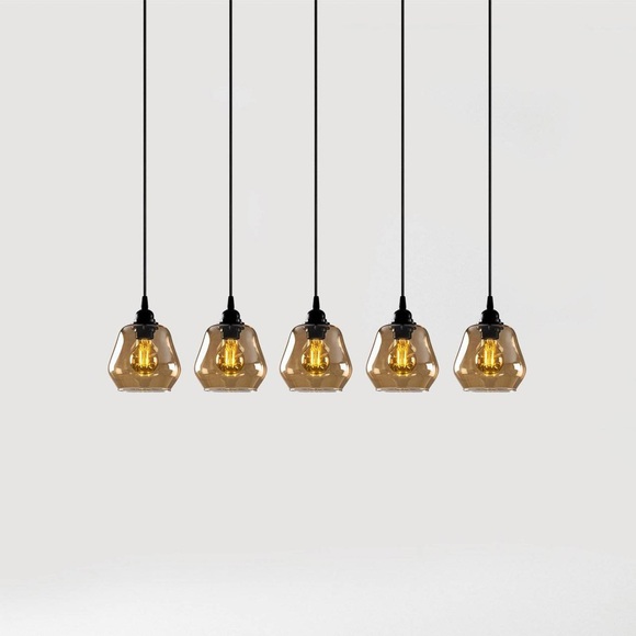 Home - Hängelampe Chandelier 033 - Schwarz und Gold