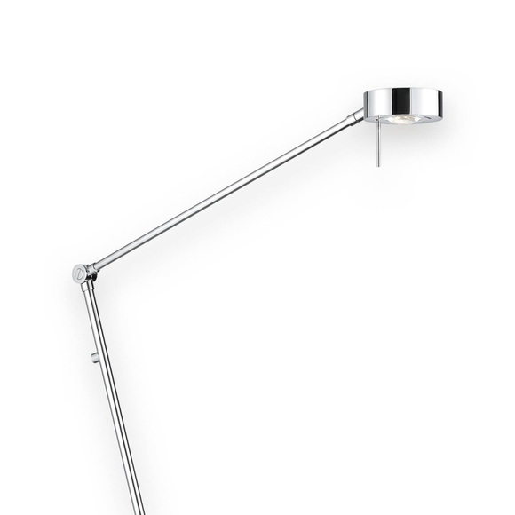 Schlanke LED-Stehleuchte Elegance, 3 Gel., chrom