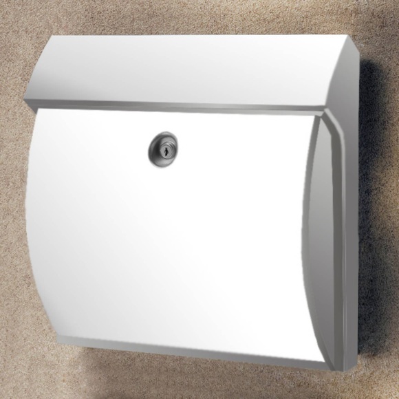 Classico Kunststoff-Briefkasten, weiß