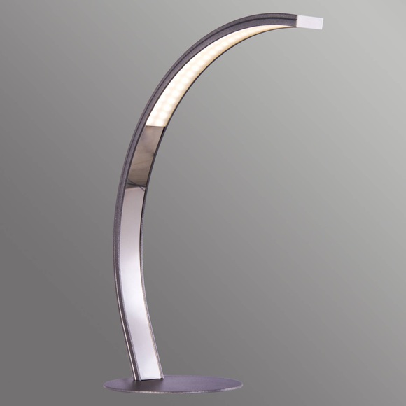 LED-Tischleuchte Largo Höhe 36 cm matt grau