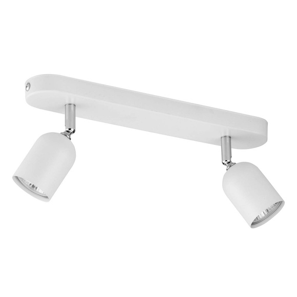 Deckenspot Top, zweiflammig, weiß