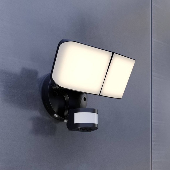 Arcchio Omino LED-Solar-Wandstrahler mit Sensor