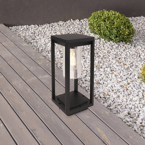 Aussenleuchte Candela Aluminium Druckguss schwarz matt 1xE