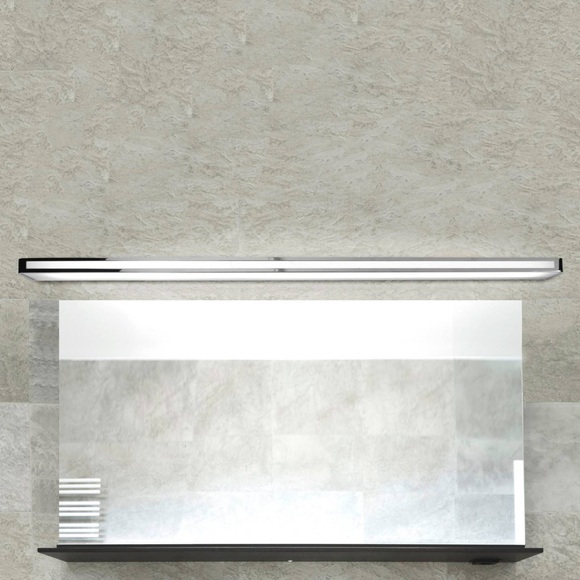 Zeitlose LED-Wandleuchte Arcos, IP20 150 cm, chrom