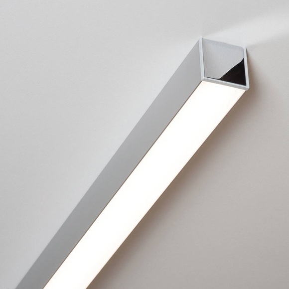 113,7 cm lange LED-Deckenlampe Ride, alu eloxiert