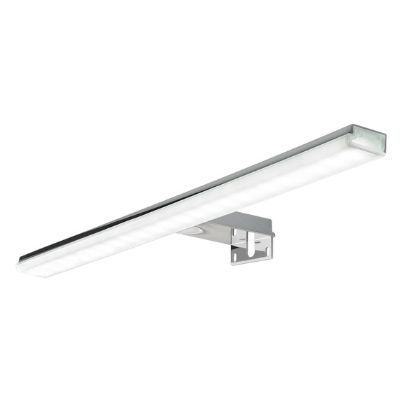 LED-Spiegelleuchte Pandora, chrom, Breite 45,8 cm