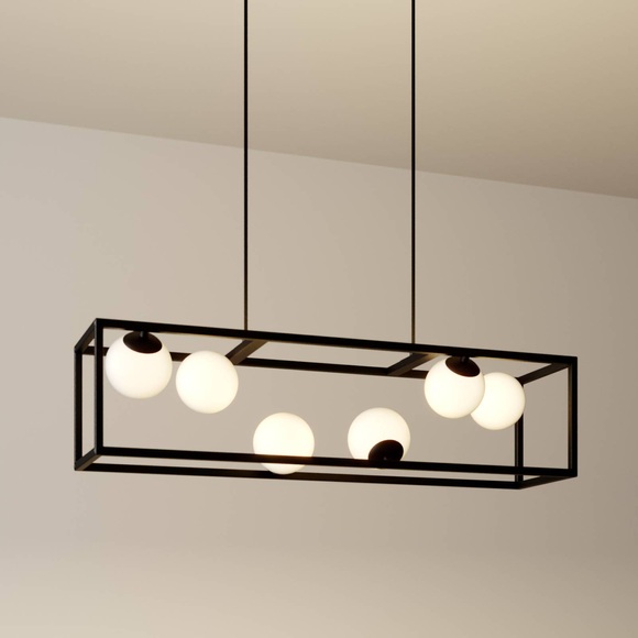 Lindby Utopia LED-Hängeleuchte, sechsflammig