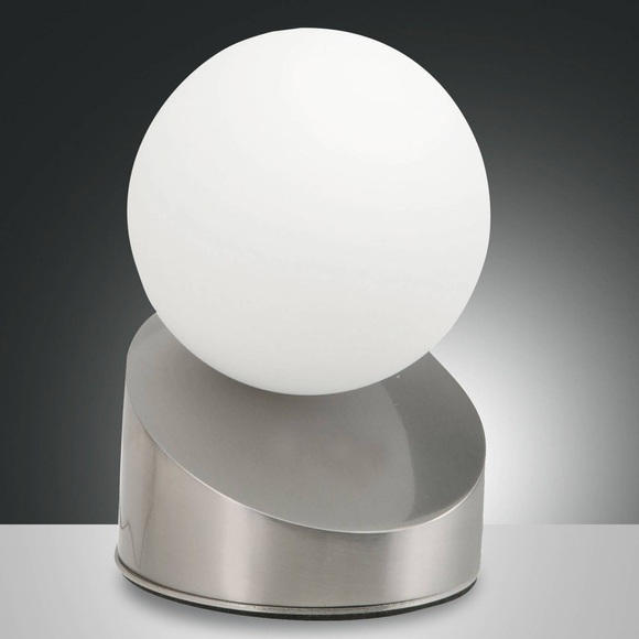 LED-Tischleuchte Gravity, nickel