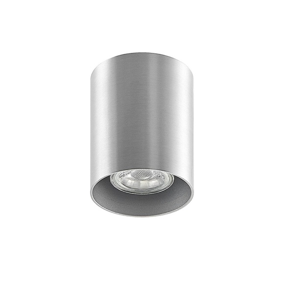 ELC Efey Deckenlampe, GU10, rund, silber