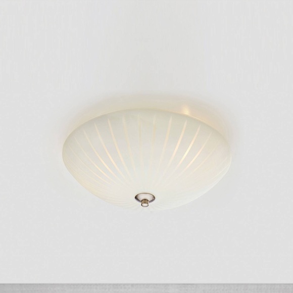 Glas-Deckenleuchte Cut, Ø 35 cm