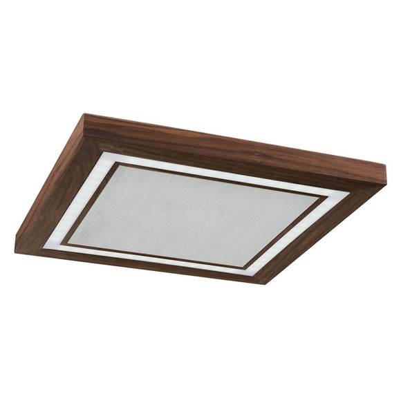 HerzBlut Otto O Deckenlampe Quadrat Nussbaum