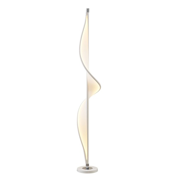 Lucande Edano LED-Stehlampe in gedrehter Form