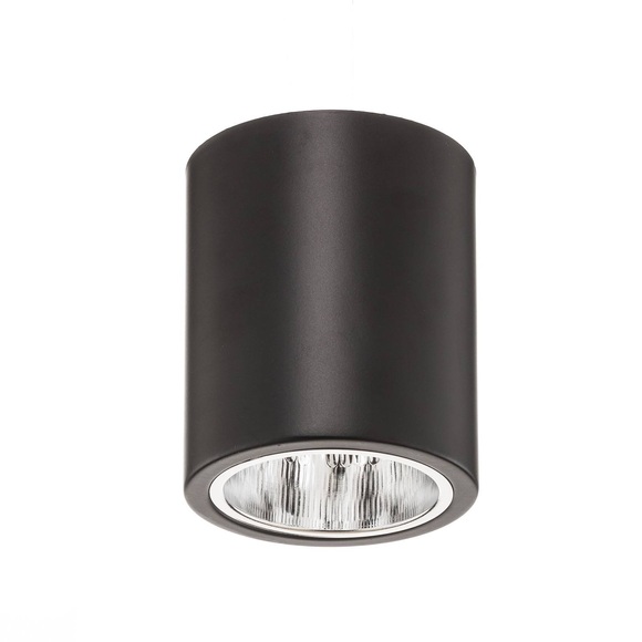 Deckenspot Downlight round in Schwarz, Ø 11 cm