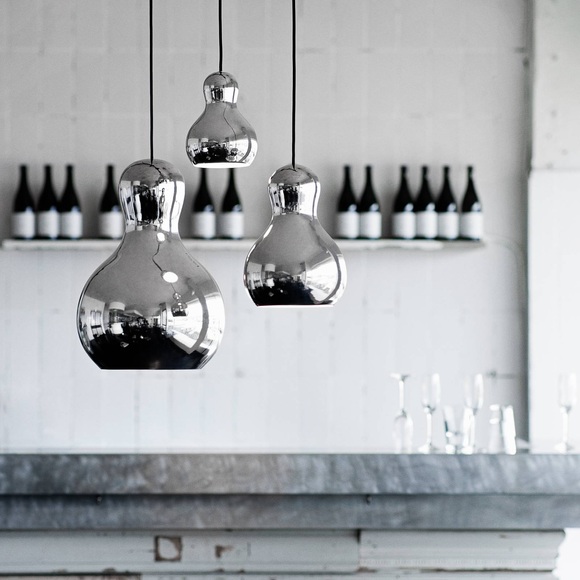 Fritz Hansen-Calabash Deckenleuchte P2, Silber