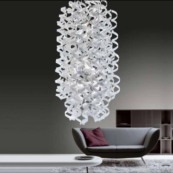 Hängeleuchte White lang oval