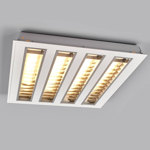 LED-Raster-Einlegeleuchte mit vier Rastern, 3.000K