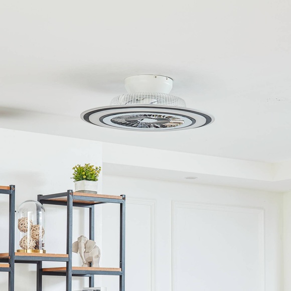 Starluna Leoman LED-Deckenventilator, schwarz