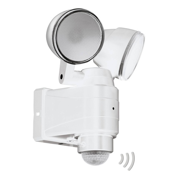 LED-Außenspot Casabas Batteriebetrieb 2fl. weiß