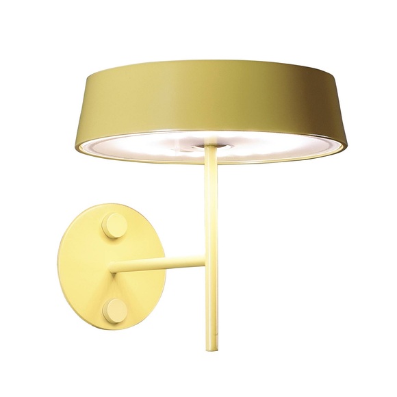 LED-Wandleuchte Miram mit Akku, dimmbar, gelb