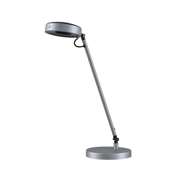 Lucande Vilana LED-Schreibtischlampe, silber