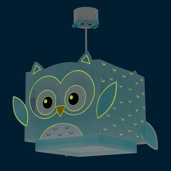 Dalber Little Owl Kinder-Hängelampe mit Eulenmotiv