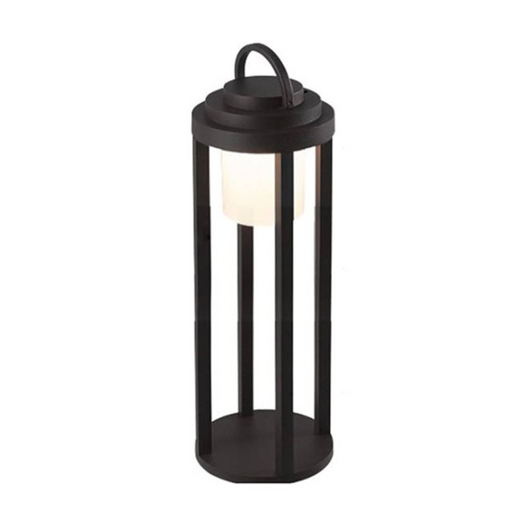 LED-Akkuaußenleuchte Kalimnos, schwarz, 50 cm