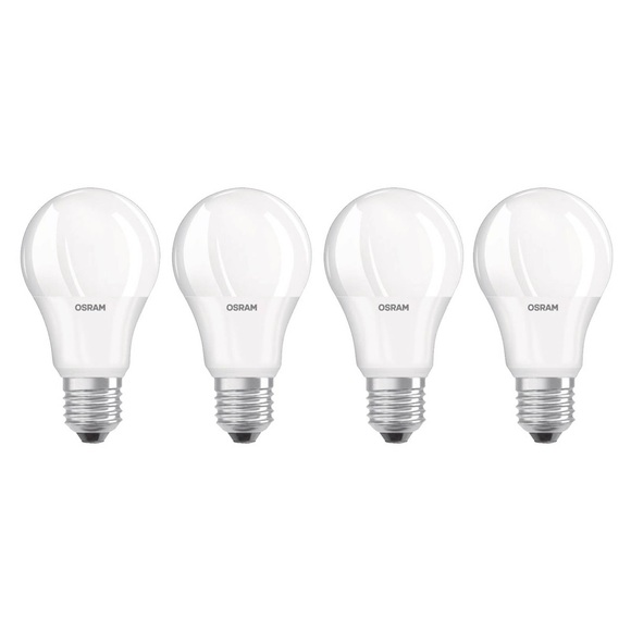 LED Lampe Retrofit, 9 Watt, E27, warmweiß, matt, 4 Stück