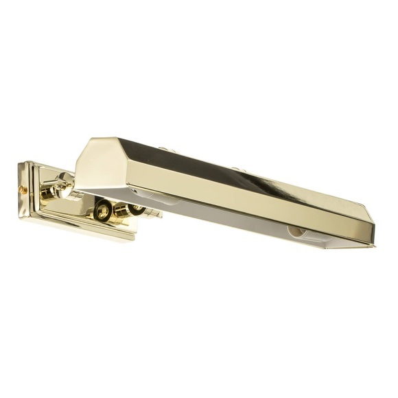 Bilderleuchte Chawton, messing poliert, 40,2 cm