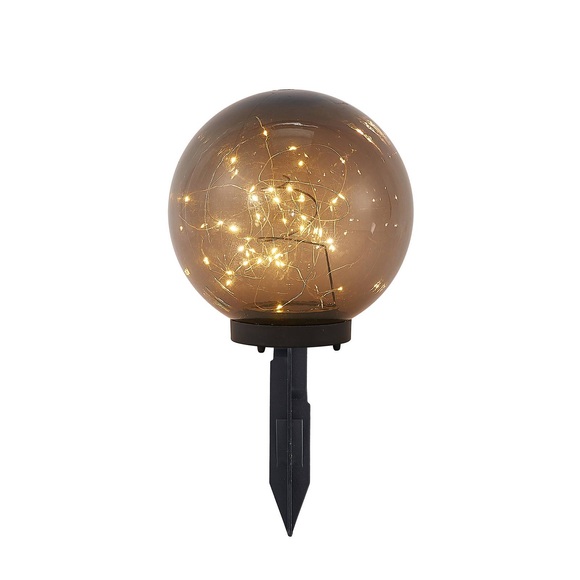 Lindby Tjelle LED-Solarleuchte, Kugel, Ø 25 cm