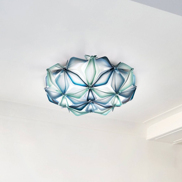 Slamp La Vie Deckenleuchte blau handgefertigt