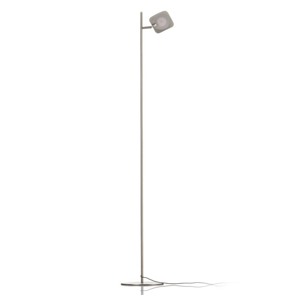LED-Stehleuchte Raggio, einflammig, stahlfarben