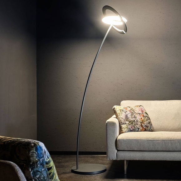 Holtkötter Supernova D LED-Deckenfluter, platin