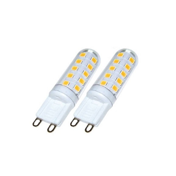 LED-Stiftsockellampe G9 3W im Doppelpack, dimmbar