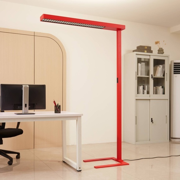 Arcchio Susi LED-Stehlampe leuchtrot Tageslichtsensor