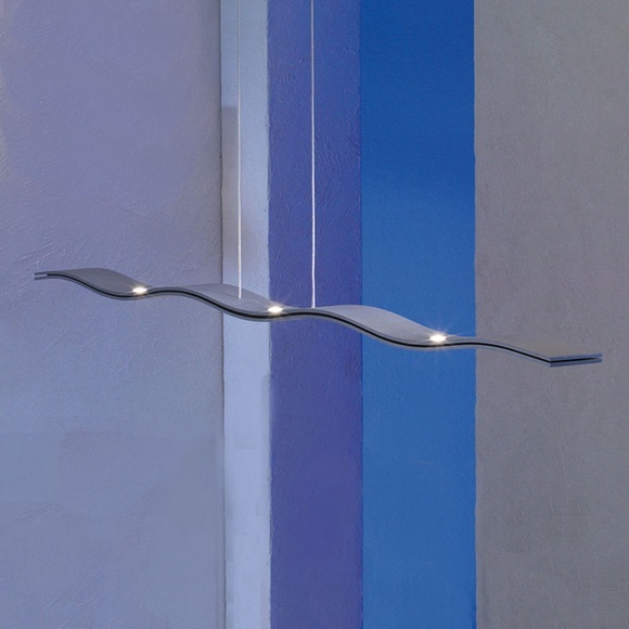 Escale Fluid - dimmbare LED-Hängeleuchte aus Alu