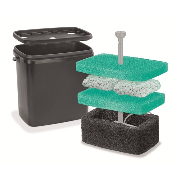 Teichfilterbox für Pumpensystem Napoli & Siena
