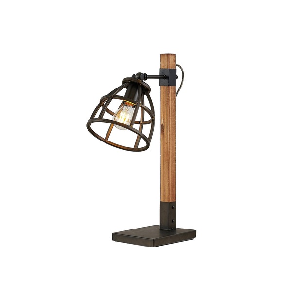 Lindby Tanina Tischlampe mit Käfigschirm