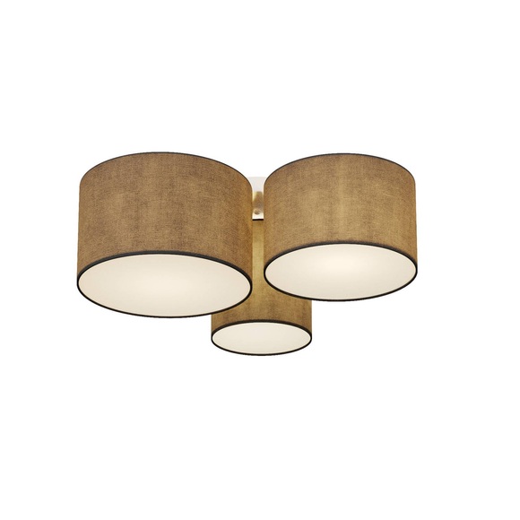 Lindby Laurenz Deckenlampe, 3-fl., grau